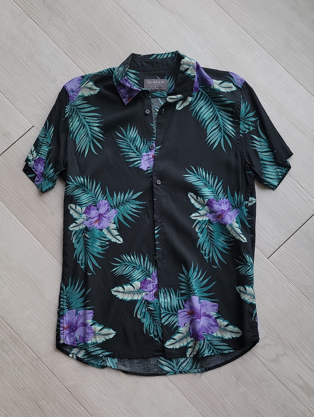 Primark Slim Fit Tropical Shirt